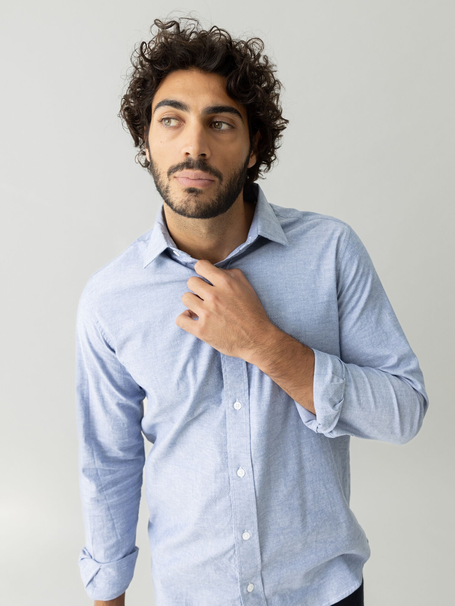 Modelshot / Light Blue / Detail