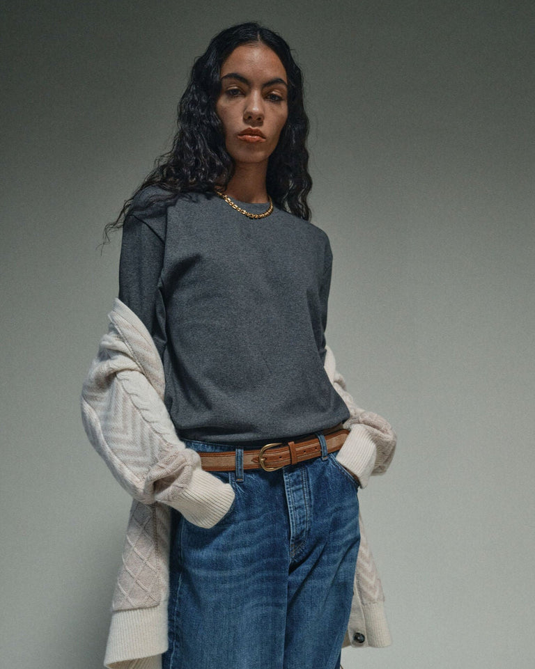 Modelshot / Grey Melange / Detail