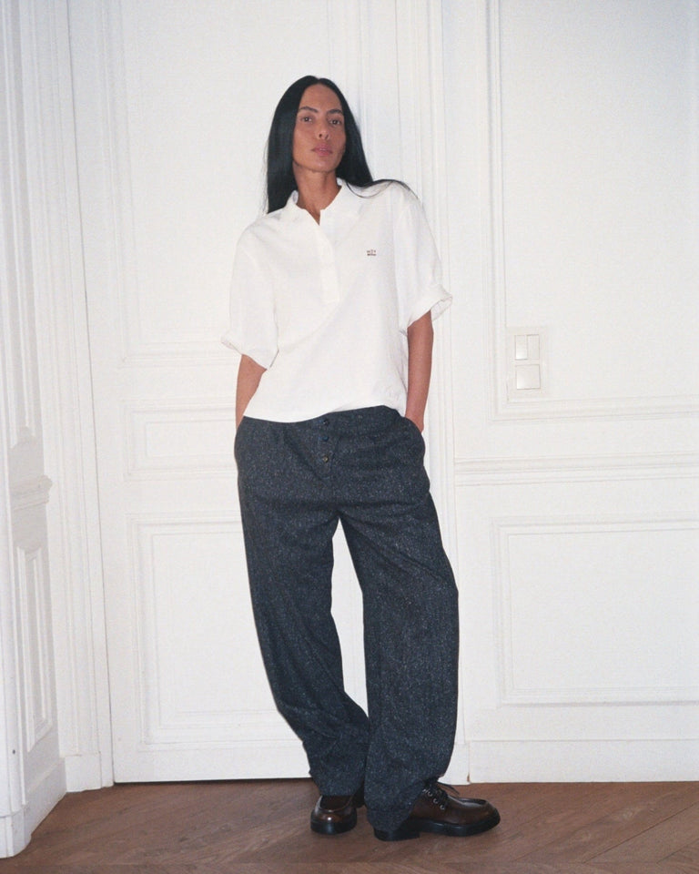 Modelshot / Dark Grey Melange / Detail