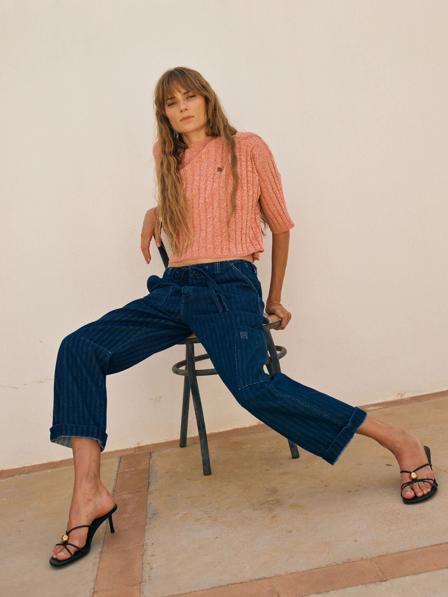 Modelshot / Dark Blue Washed / Detail