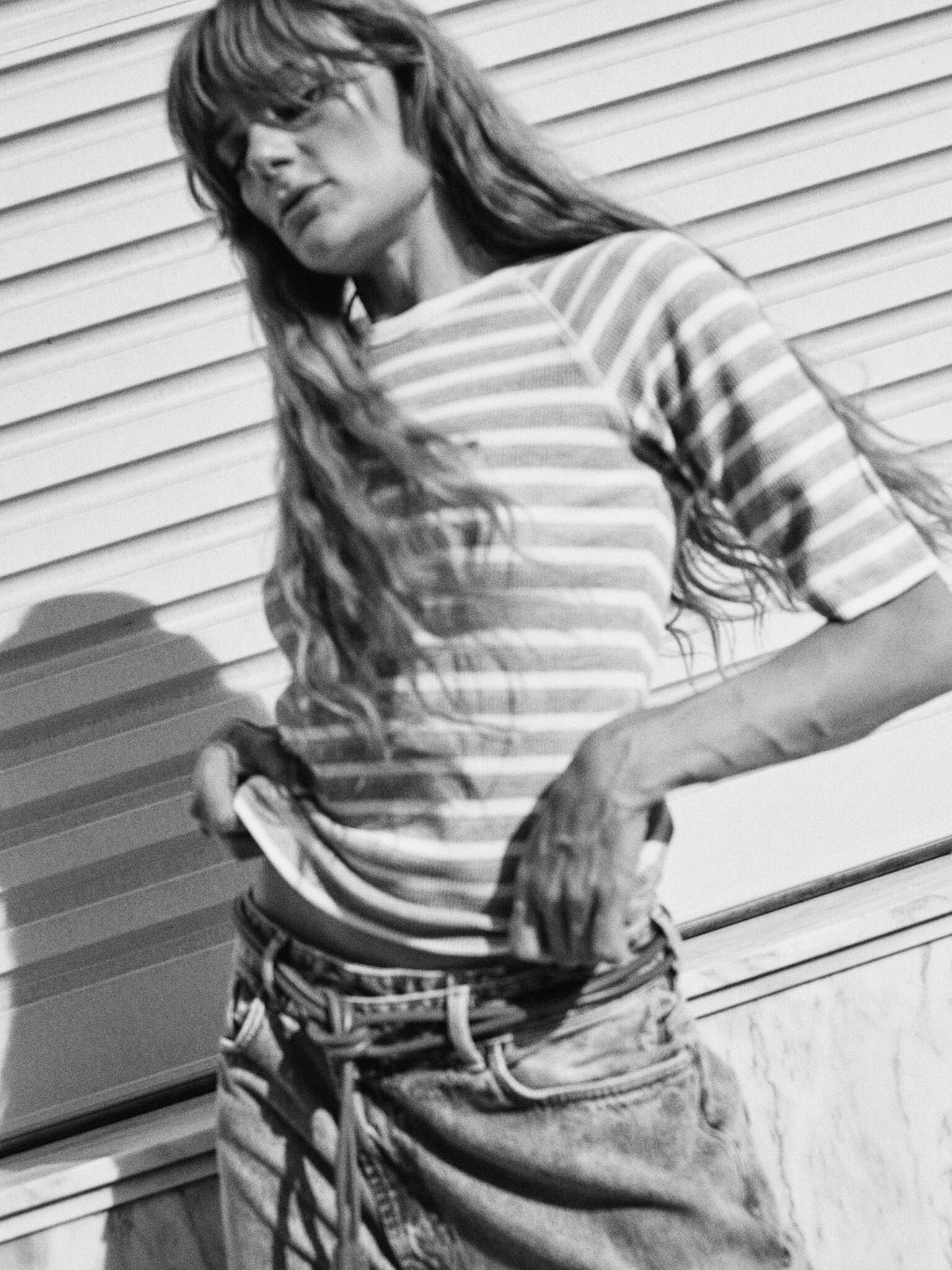 MMHMagnetic Gestreiftes T-Shirt